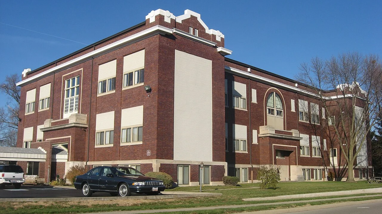 The historic McKinley School in West Milton